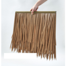 인조 지푸라기 초가집 지붕 볏집 건초 원두막 파라솔, C 50x50 6장