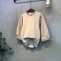 씨샵인더룸 / 웨브 라운드넥 퍼프 스트링 블라우스 3color