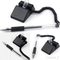 리시안제이 부착볼펜 검정 1P 접착식볼펜 부착식볼펜