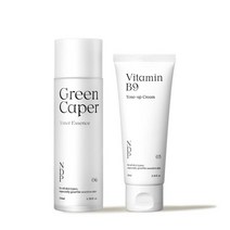 내추럴더마 프로젝트 [내추럴더마 프로젝트] 그린케이퍼 토너 에센스 130ml+비타민 B9 톤업 미백 크림 65ml, 그린케이퍼 토너 에센스 ＋ 비타민 B9 톤업 미백 크림