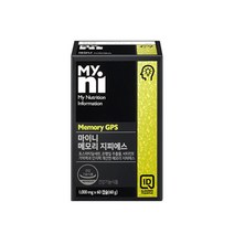 일동제약 메모리 지피에스 Phosphatydilserine PS 포스파티딜세린 300mg 피에스 뇌영양제 두뇌 기억력 집중력 인지력 영양제 은행잎 징코빌로바 고3 수험생 70대 80대 할머니 할아버지 부모님 선물, 2통, 60캡슐