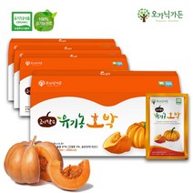 4세트 국내산 고이담은 유기농 호박 (90ml 30포) 늙은호박진액 호박즙, 1개, 90ml