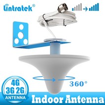 통신안테나 Lintratek 2G 3G 4G 증폭기 실내 천장 안테나 800 2700mzh GSM CDMA DCS LTE B7 핸드폰 신호 부스터 리피터, 2. 2m cable ( N Male  )