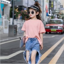 노블아이 여름신상 주니어 의류 아동복 여아 베이직써머티셔츠