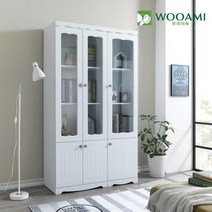기타 바보사랑[우아미아이][우아미가구]그레인 1800유리도어 장식장세트[무료배송], 화이트