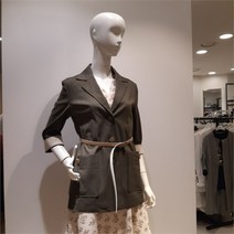 블루페페 SH02 린넨벨트칠부소매자켓 P202MSF702