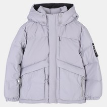 [오후] 보드랍고 포근한 친환경 충전재 덕다운 화이버 숏 다운점퍼 OHJD21T01