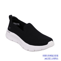 스케쳐스 여성 고워크 플렉스 블랙+화이트 발편한 족저근막염 신발 깔끔 심플한 워킹 데일리화 SP0WW22Y142