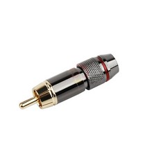 RCA 커넥터 6mm 순수 구리 금 도금 오디오 스피커 소켓 Hifi 음향 가정용 DIY 남성 로터스 플매트 카펫 러그 터미널 어댑터, [01] White, [05] 100pcs