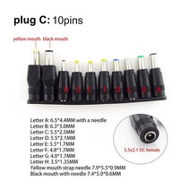 USB 전원 부스트 라인 DC 5V ~ 9V 8.6V 12V 12.6V 스텝 업 모듈 컨버터 케이블 2.1x5.5mm 플러그-8 10 수 팁 어댑터, [08] Type C adapter
