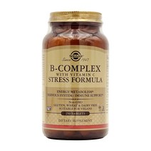 솔가 B 컴플렉스 위드 비타민 C 스트레스 포뮬라 250정 Solgar Complex with Vitamin Stress Formula 250 Tablets, 1개