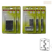 국산 일반 경첩 문경첩 철물 소형 미니 경칩 문 부속 부자재 액세서리, 경첩2호중형 4개