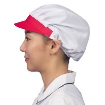 CA04 위생모 주방모 식품 위생 공장 제조 베이커리, CA04 빨강