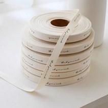 선물상자 리본 포장박스 맞춤형 면 밴드 로고 베이킹 꽃 결혼식 생일 이름 수제, 6.30mm cotton - 100Yards (90Me