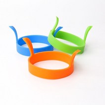 아이디어 상품 기발한 주방 가제트 2pc 무작위 색상 diy 라운드 아침 식사 실리콘 계란 금형 팬케이크 반지 케이크 금형 요리 도구 주방 액세서리, 2pc 임의 색상, 2개