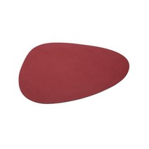 린드디엔에이 테이블매트 커브 라지누포 37x44cm 레드
