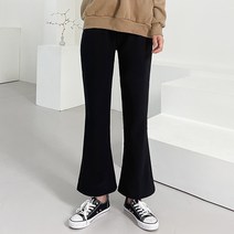 쏘옷 여성용 따뜻한 기모 스판 부츠컷 겨울 팬츠