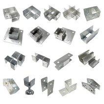 사각파이프조인트 50X50 각파이프조립식연결부속, 사각조인트크로스평각도파이프교차용