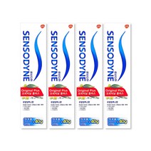 센소다인 오리지날 플러스 치약 (유칼립투스향) 160g 대용량, 4개