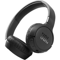 JBL Tune 660NC 능동형 소음 제거 기능이 있는 무선 온이어 헤드폰(블랙), 한개옵션0