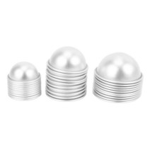 30 피스-목욕 폭탄 몰드 키트 15 세트 3 사이즈 몰드 & 배스 폭탄 프레스 DIY 제작 용품, 01 silvery