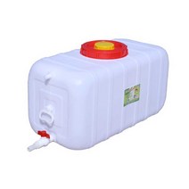 대용량 저장통 물탱크 말통 농사용 사각 PE 폐수 물통, 40리터 (블루) (사진참조)