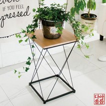 아름이와다움이 러빙 삼나무원목 테이블, /블랙