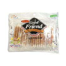 [더독] 굿프랜드 닭꼬치 사사미 320g, 무늬:없음