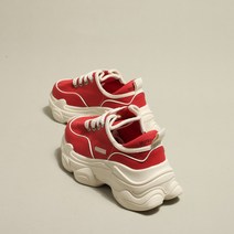 여성 운동화 키높이 스니커즈 여자운동화 통굽 인박카001 프라이드 스트리트 아빠 신발 2023 New Lace -UP 스포츠 스타일 캐주얼 신발 두꺼운 바닥은 여성의 다목적 스포츠 신발 조류 증가