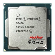 인텔 펜티엄 g5400 3.7GHz 듀얼 코어 쿼드 스레드 CPU 프로세서 4m 54w lga 1151