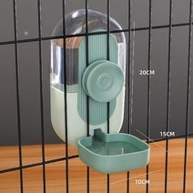애완견 고양이 자동 급수기 자동급식기, 초록의, 정수기