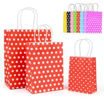 기업 관공서 매장 대량구입 고급 땡땡이 쇼핑백, 상세페이지 참조, 대 - 보라색