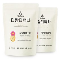 티랑 국내산 작약차 50티백 2봉, 100개, 1g