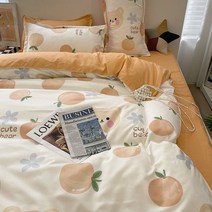 햄프린넨 침대 시트 2 인용... 유로 북유럽 커버 150 침구 세트 이불, 10 10_03 Queen(4pcs 180x220)