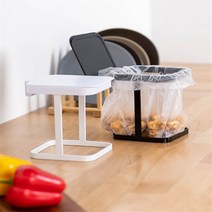 음식물 쓰레기통 스탠드 2color, 블랙