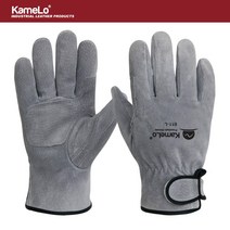 카멜로 KameLo 알곤 티그 아크 용접 벌초 작업 장갑 811-L 그레이, 1세트