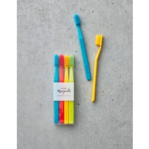 [루치펠로] 미카리프 칫솔 4개입 세트, 루치펠로 미카리프 칫솔 4개입