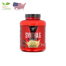 BSN Syntha-6 Isolate 단백질 쉐이크 바닐라 아이스크림 1.82kg, 1개