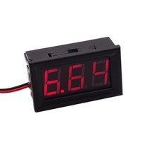 Cfsunbird 미니 dc 4.5 v-30.0 v voltmeter 0.56 인치 led 디지털 전압계 다른 경우에 적합, E081