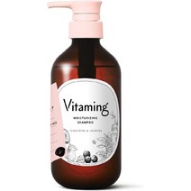 일본직발송 6. VITAMING 바이타밍 모이스트 샴푸 V1 480ML 탄젤린 재스민 향기 비타민 샴푸 비타민 보습, 탄젤린 AMP; 재스민, 480ML X 1, One Color