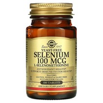 Solgar 셀레늄 100mcg 100정, 100개, 100 mcg