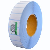 북원라벨 유포지 40X20mm 지관75mm 롤라벨 유포라벨 BLU-402075 바코드용라벨지