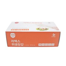 CJ 이츠웰 라텍스 위생장갑 (중) 100매 2개, 중(M)