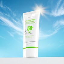 백탁없는 순한 대용량 썬크림 해바 썬크림, 80ml 썬크림, 1개