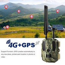 [해외] GPS 사냥 카메라 4G FDDLTE 카메라 샤세 1080P 비디오 사진 트랩 트레일 카메라 BL480LP 와일드 카메라 나이트 비전 사진 트랩, America 4G