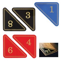 다이써 신발장 사물함 삼각형 모서리 번호판 업소용 사무실 옷장, 1개, 1-10빨강 1160