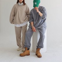 여자 남자 플리스 스트링 가을 겨울 데일리룩 맨투맨