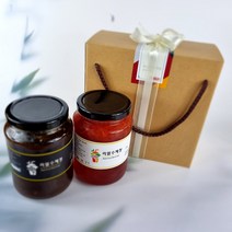 추석 수제청 선물세트 무료 크라프트포장, 2-6. 청포도+유자청