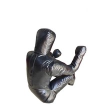 레슬링 더미 연습 장비 소방 훈련 모형물 봉제인형, 블랙 가죽  30lG모델