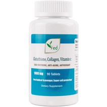 환원 L 글루타치온 1000mg x 90정.?테이블당 500mg L-글루타치온 300mg 콜라겐 및 200mg 비타민 C 포함